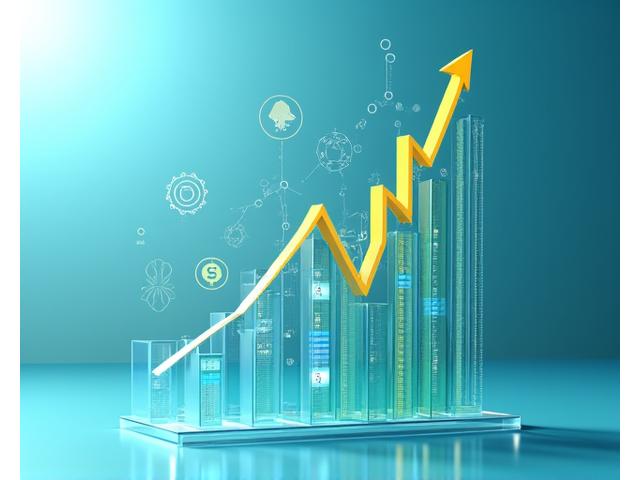 Gráfico de barras que muestra diferentes opciones de financiación y estrategias de apalancamiento, con flechas indicando optimización.