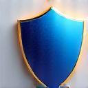 Un escudo brillante protegiendo una casa y una figura humana, simbolizando la protección financiera y de seguros